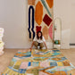 Tapis Beni Ouarain coloré (946) 307x190cm - Pop Art