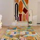 Tapis Beni Ouarain coloré (946) 307x190cm - Pop Art