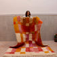 Beni Ouarain Moroccan Colorful Rug (971) 245x170 - Pink Swimming Pool
