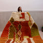 Beni Ouarain Moroccan Colorful Rug (968) 305x210 - The 70's