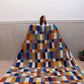 Beni Ouarain Moroccan Colorful Rug (966) 295x205cm - Blue Swimming Pool