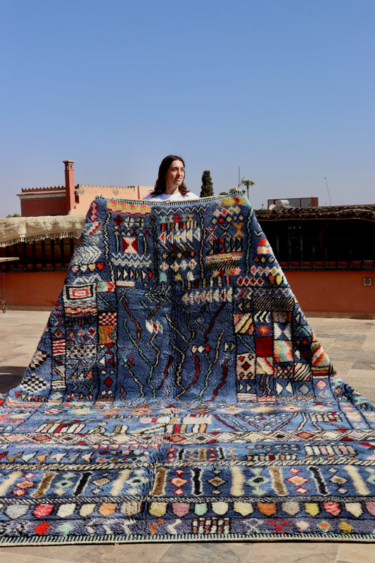 Mrirt Moroccan Rug (981) 353x255cm - The Bold Journey