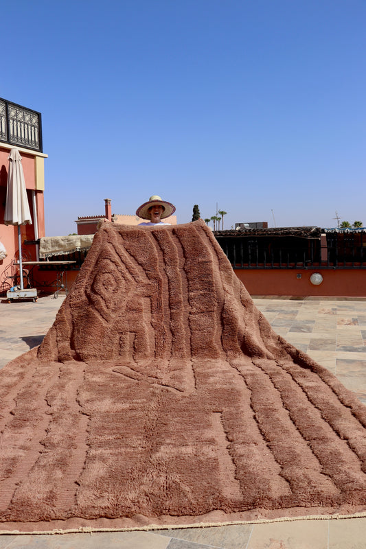 Beni Ouarain Moroccan Colorful Rug (976) 420x298 - Chocolate Ice Cream