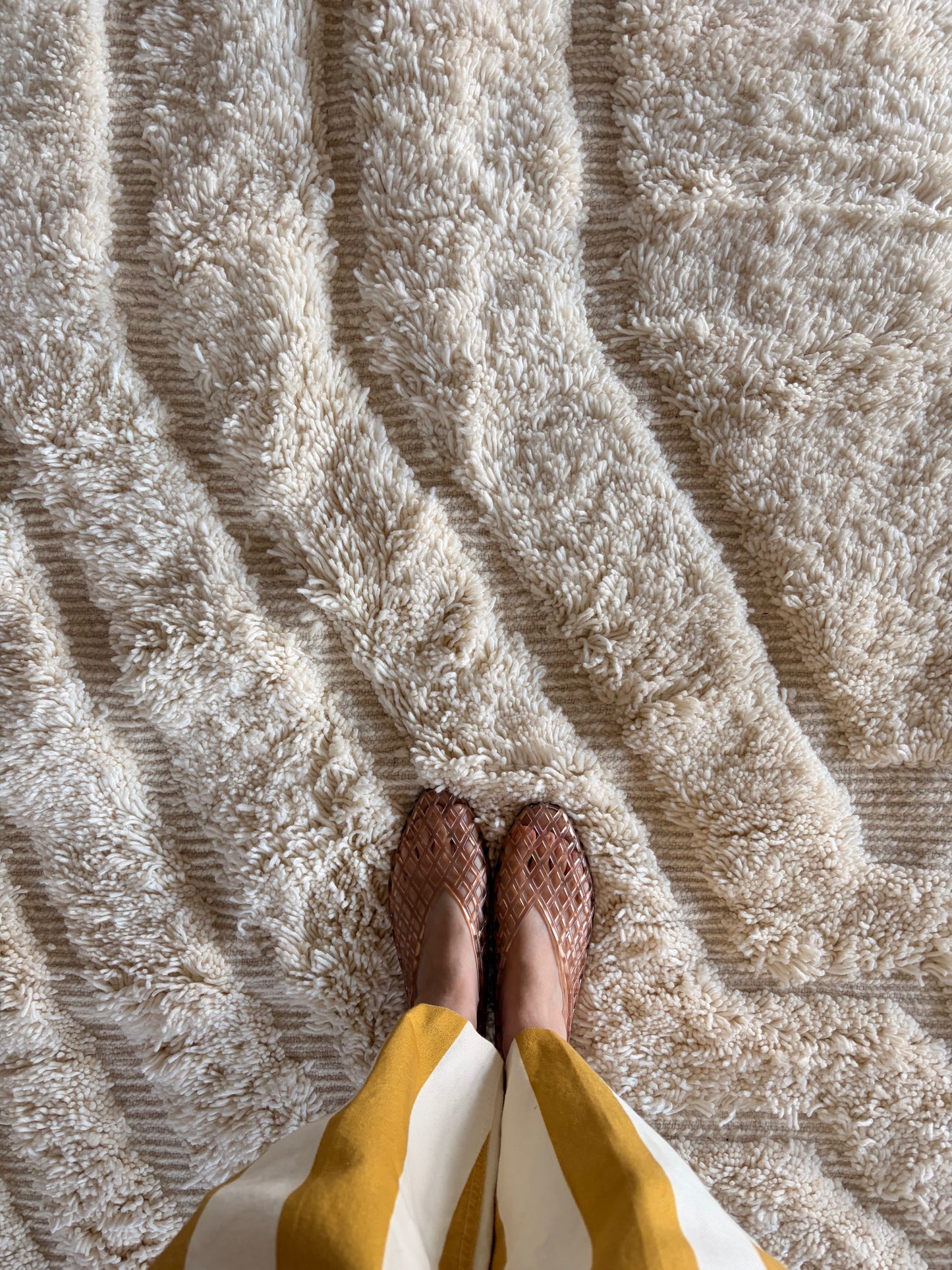 Beni Ouarain Moroccan Rug (1307) 340x243cm - The White Mountain