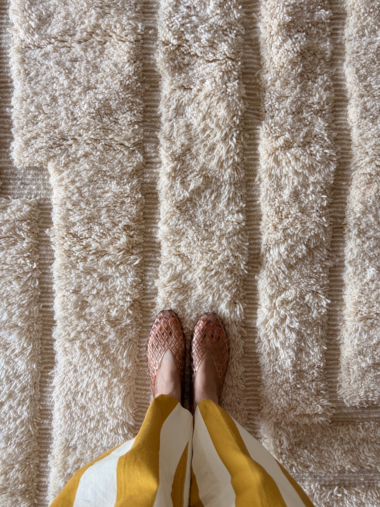 Beni Ouarain Moroccan Rug (1307) 340x243cm - The White Mountain