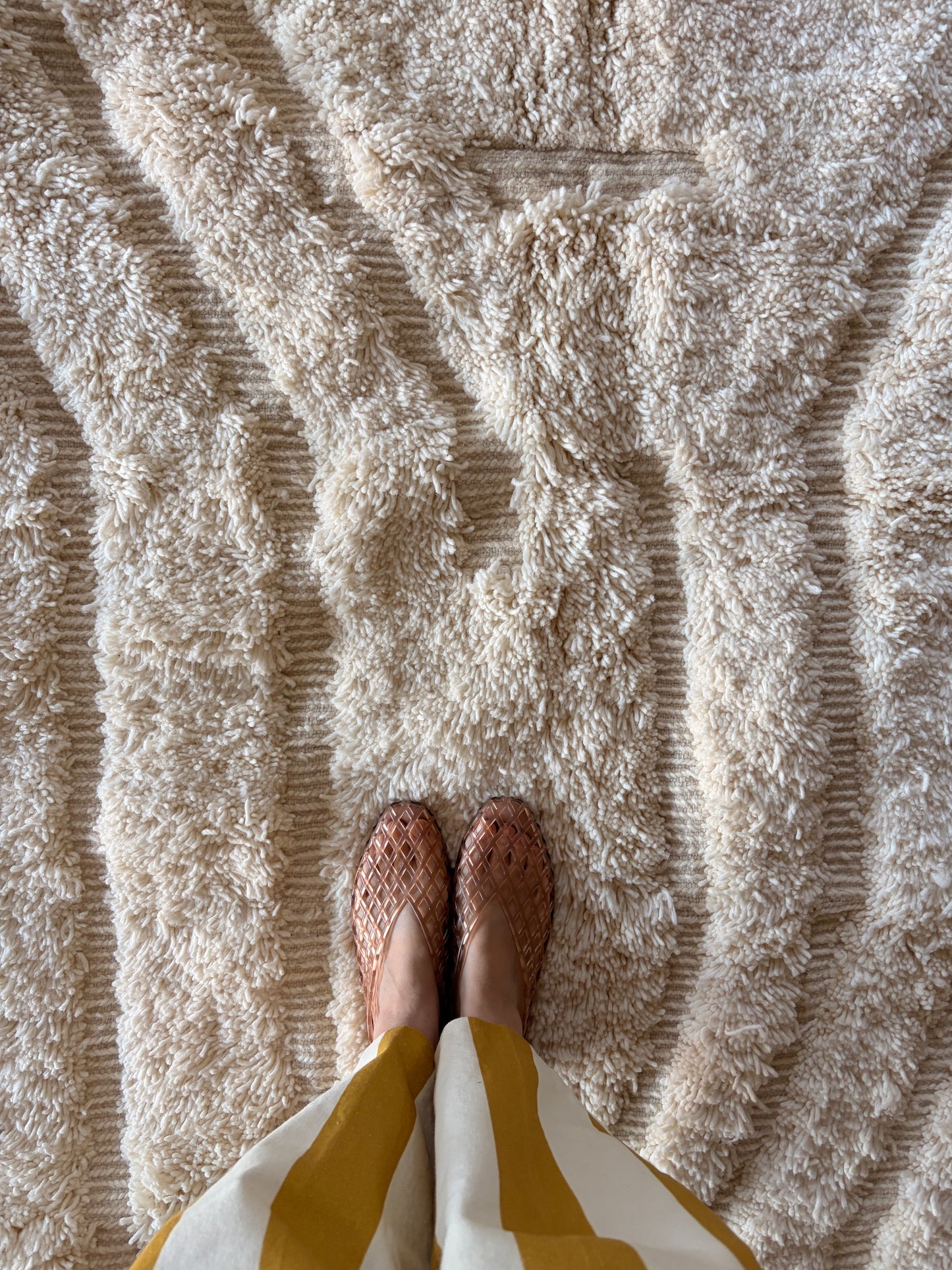Beni Ouarain Moroccan Rug (1307) 340x243cm - The White Mountain