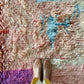Boujaad Moroccan Colorful Rug (1278) 270x194 - Pink Lake