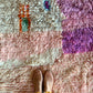 Boujaad Moroccan Colorful Rug (1278) 270x194 - Pink Lake