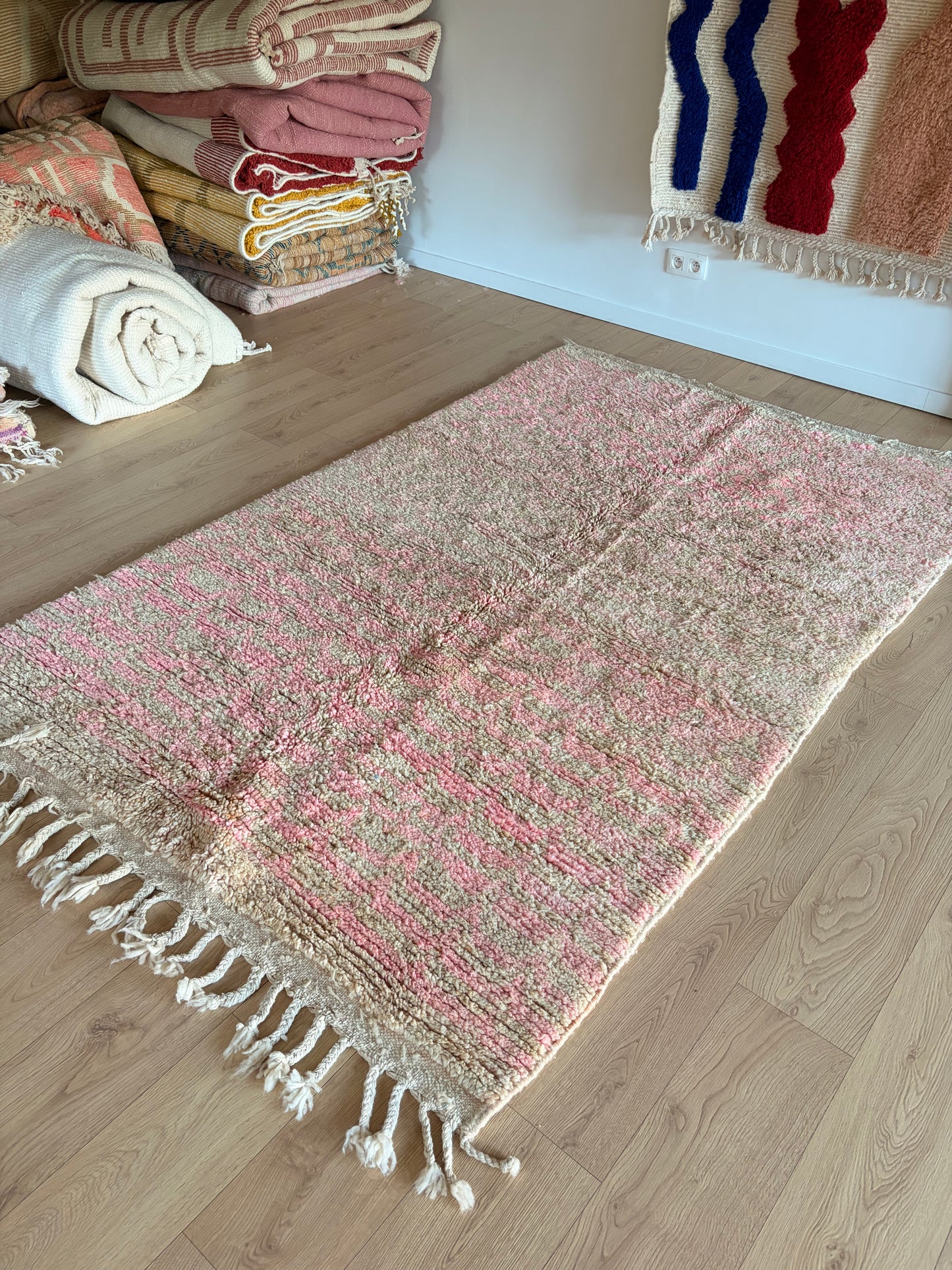 Boujaad Moroccan Colorful Rug (1271) 245x157 - Sweet Dreams