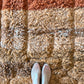 Tapis Beni Ouarain coloré (1259) 246x158cm - Sunset in the Desert