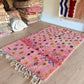 Beni Ouarain Moroccan Colorful Rug (1256) 248x155cm - Jewels