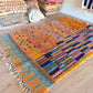 Beni Ouarain Moroccan Colorful Rug (1295) 294x213cm - Fireworks