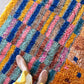 Beni Ouarain Moroccan Colorful Rug (1295) 294x213cm - Fireworks