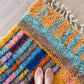 Beni Ouarain Moroccan Colorful Rug (1295) 294x213cm - Fireworks