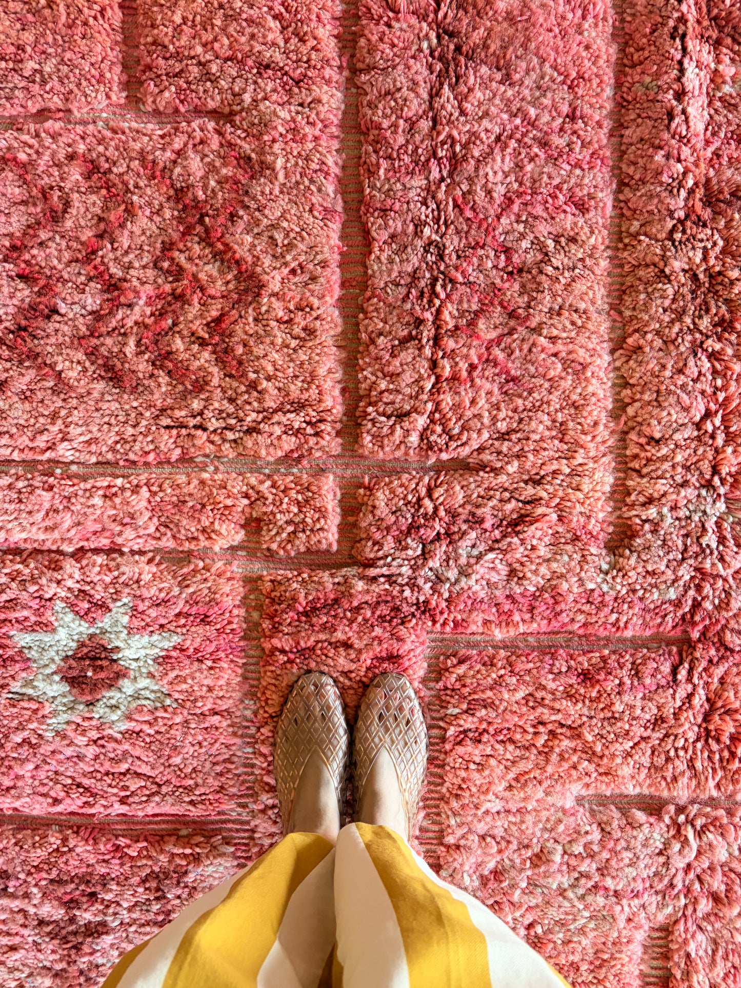 Beni Ouarain Moroccan Colorful Rug (1298) 293x204cm - Teacups
