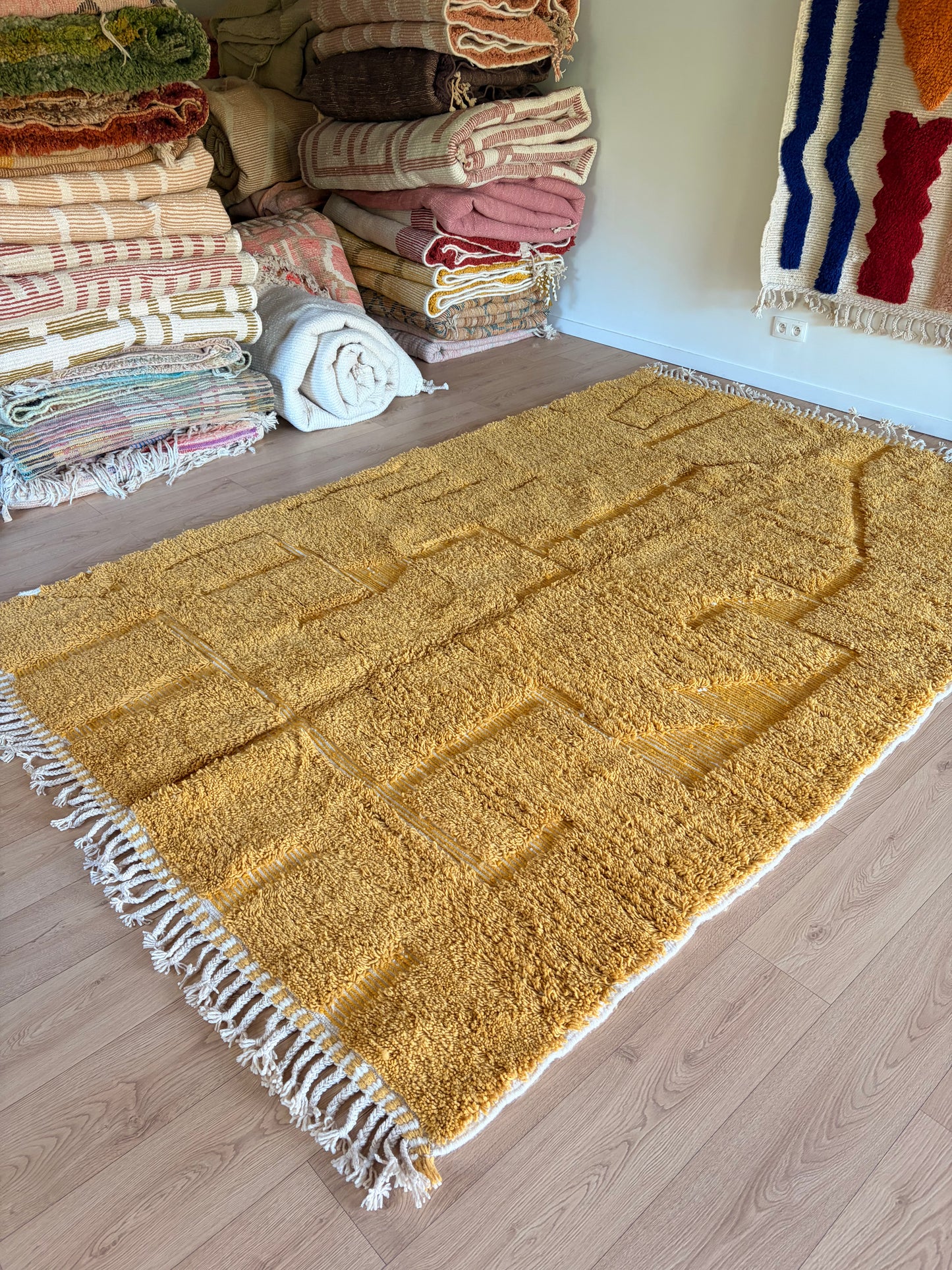Beni Ouarain Moroccan Colorful Rug (1282) 315x207cm - East