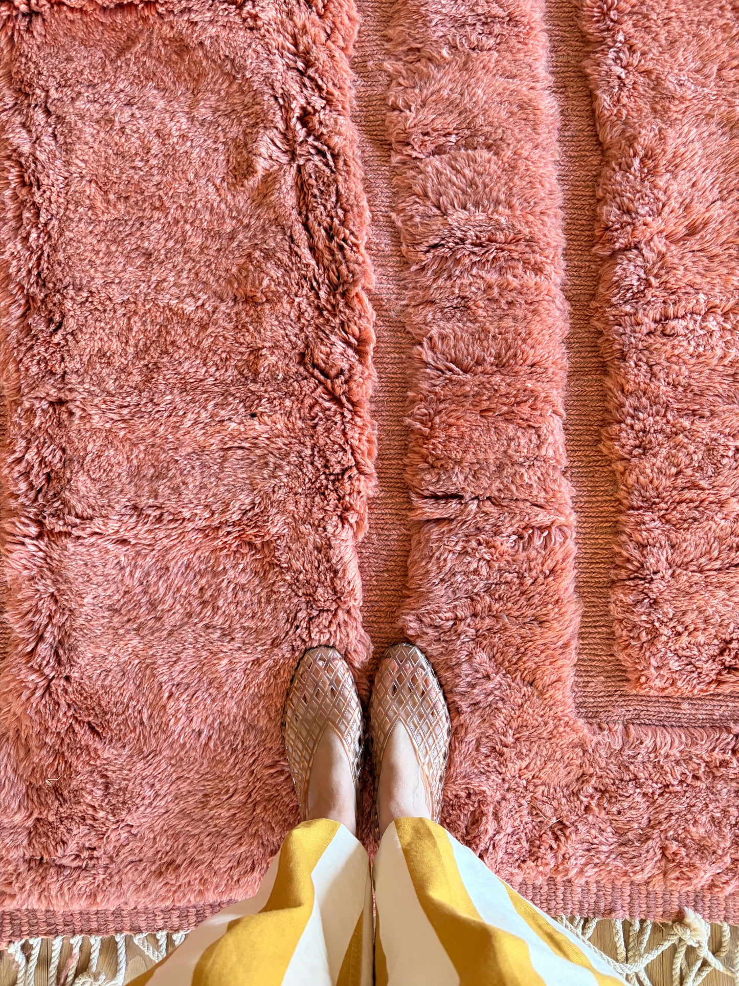 Mrirt Moroccan Rug (1301) 302x198cm - Raspberry Sorbet
