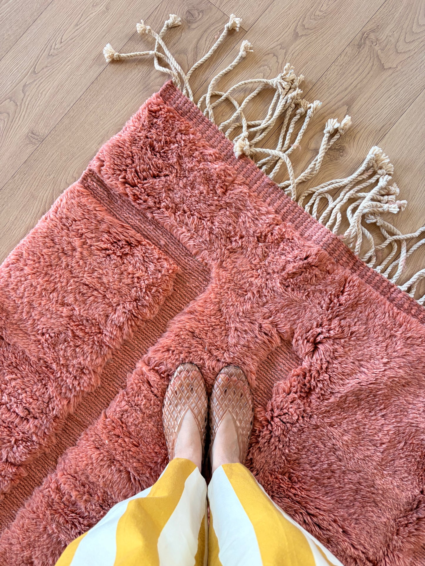 Mrirt Moroccan Rug (1301) 302x198cm - Raspberry Sorbet