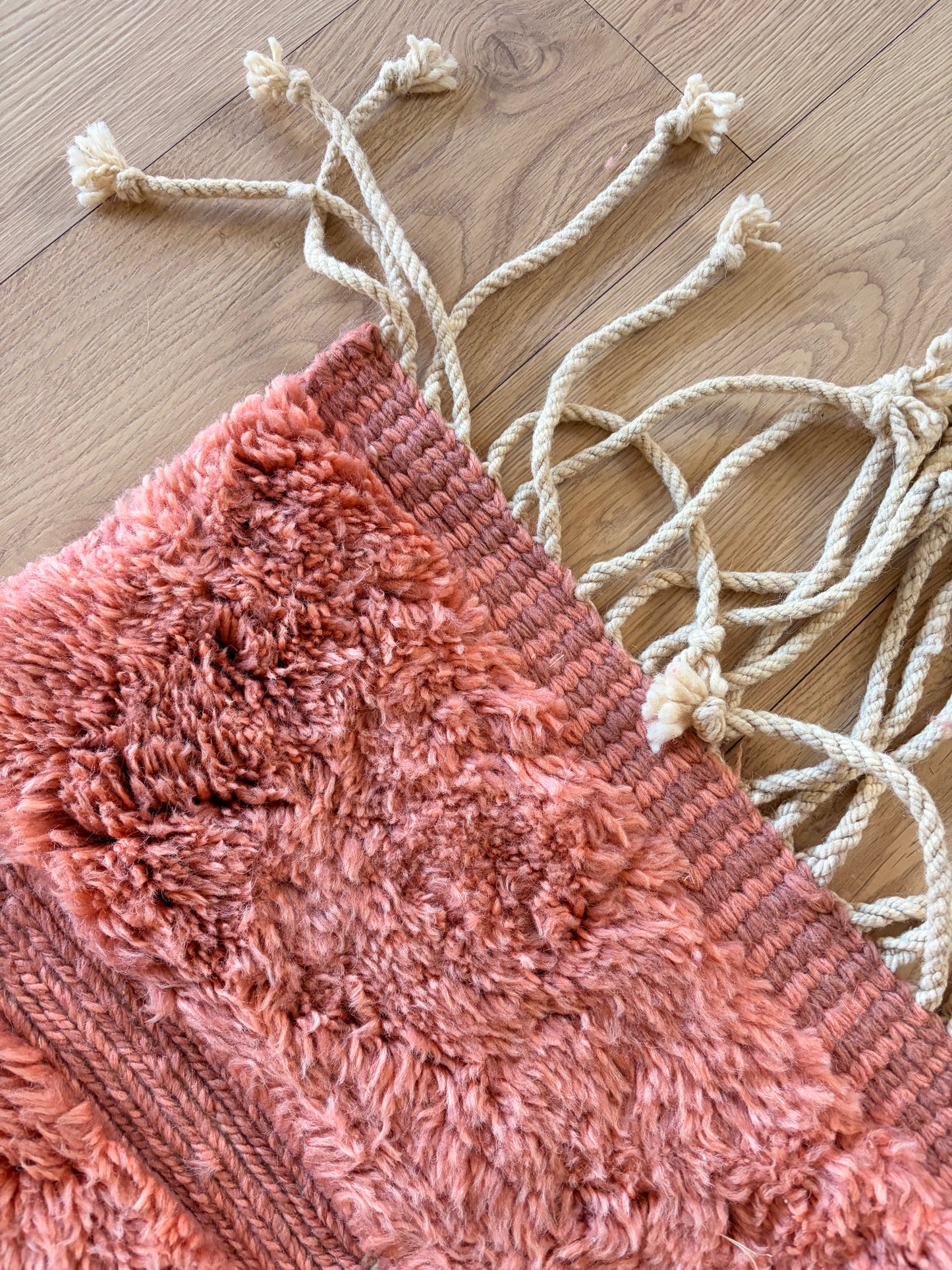 Mrirt Moroccan Rug (1301) 302x198cm - Raspberry Sorbet