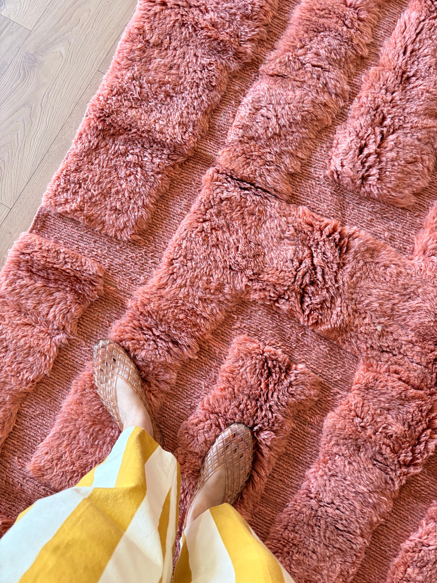 Mrirt Moroccan Rug (1301) 302x198cm - Raspberry Sorbet