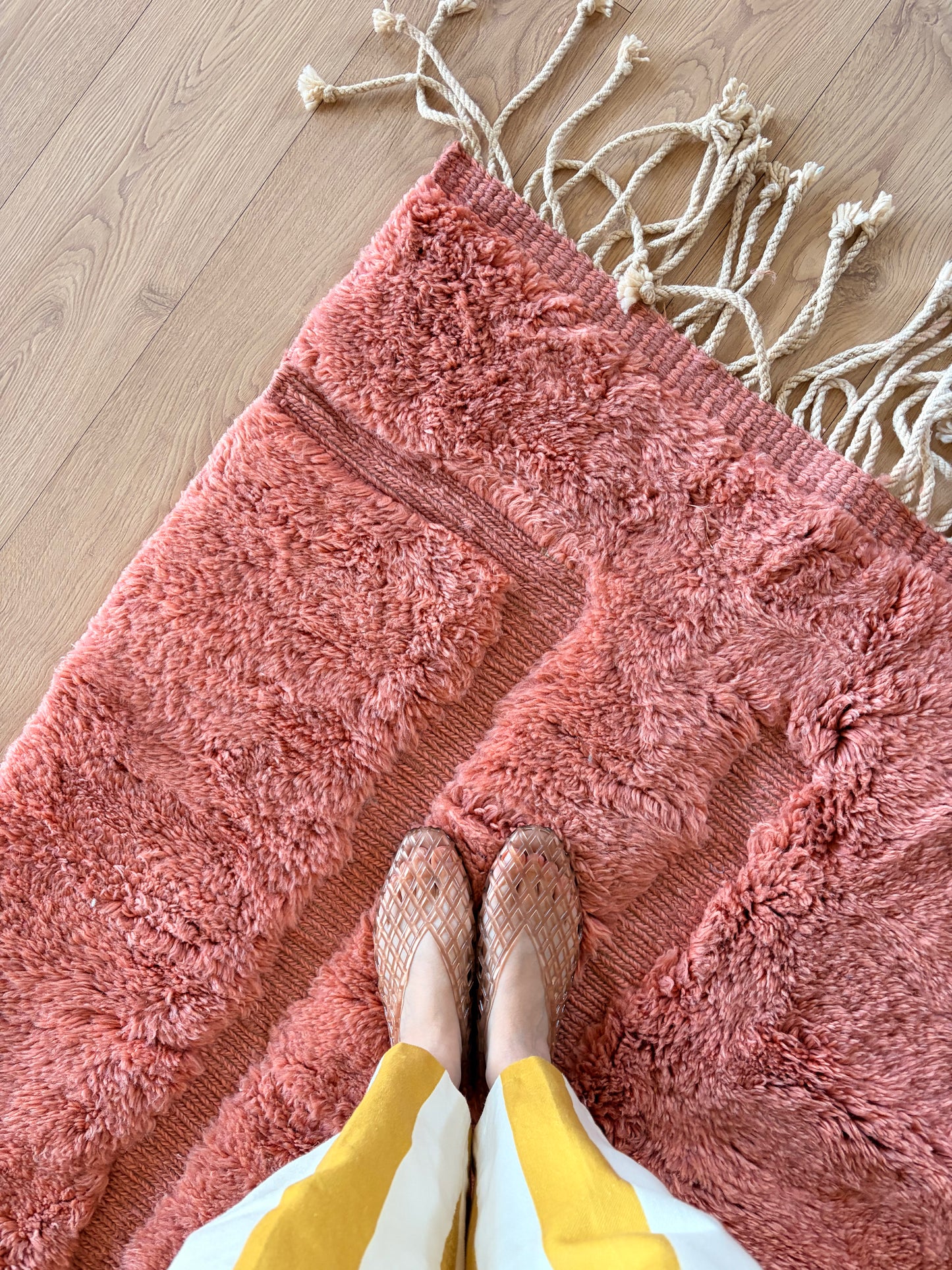 Mrirt Moroccan Rug (1301) 302x198cm - Raspberry Sorbet