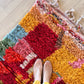 Boujaad Moroccan Colorful Rug (1275) 274x205 - Parrot