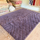Tapis marocain Mrirt (1309) 308x247cm - Aubergine