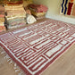 Beni Ouarain Moroccan Colorful Rug (1305) 363x234cm - Red Wine