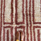 Beni Ouarain Moroccan Colorful Rug (1305) 363x234cm - Red Wine