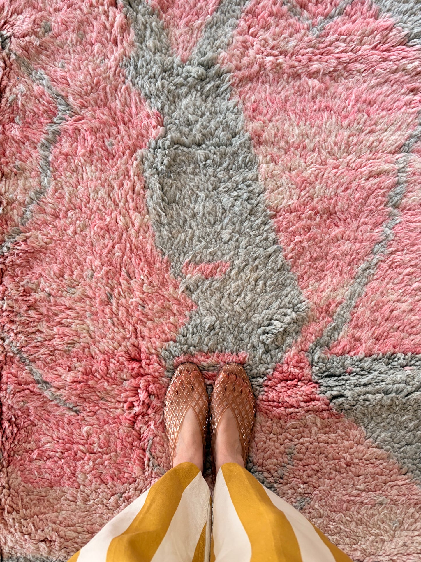 Beni Ouarain Moroccan Colorful Rug (1296) 302x199cm - Paedyn
