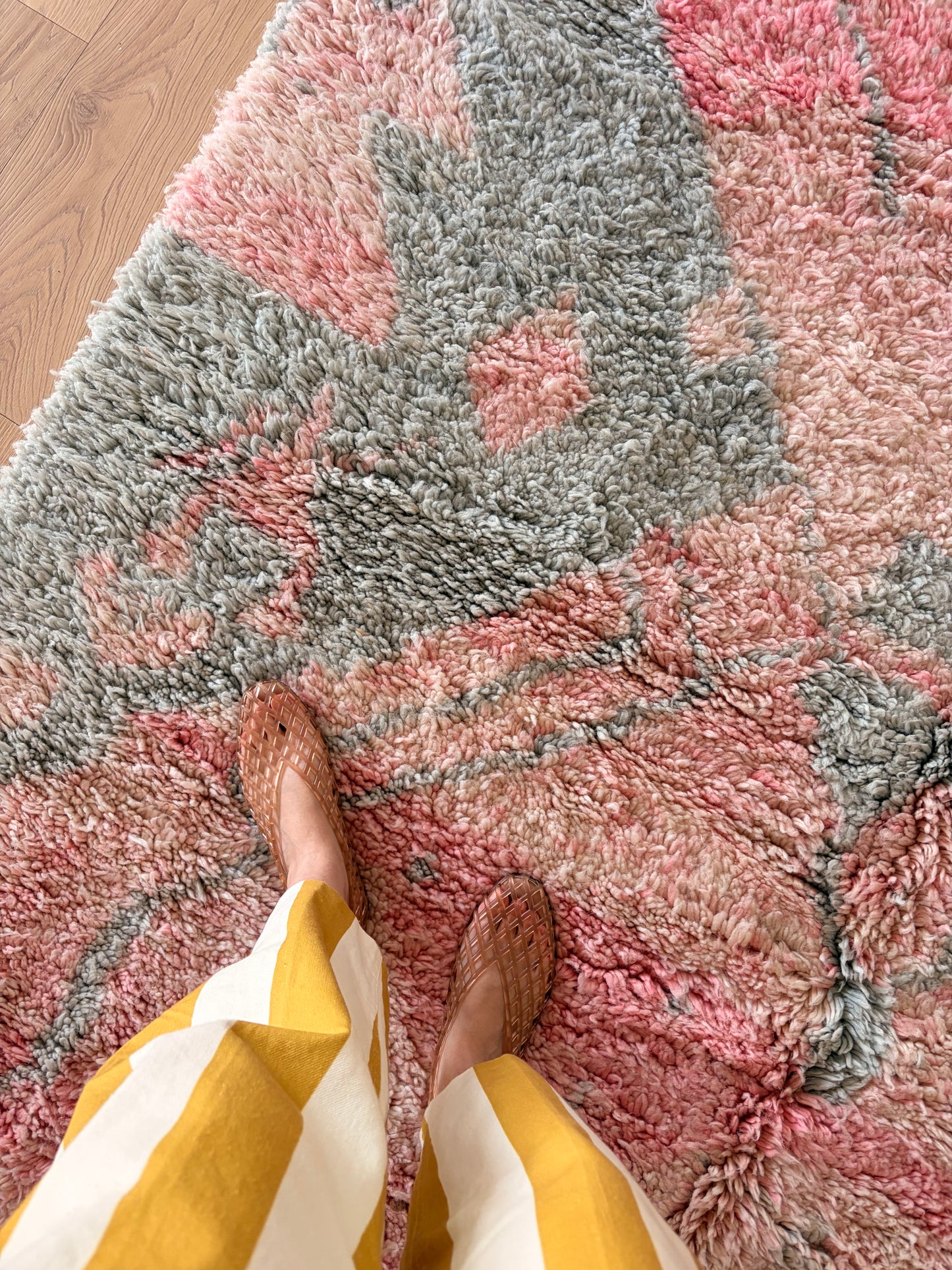 Beni Ouarain Moroccan Colorful Rug (1296) 302x199cm - Paedyn