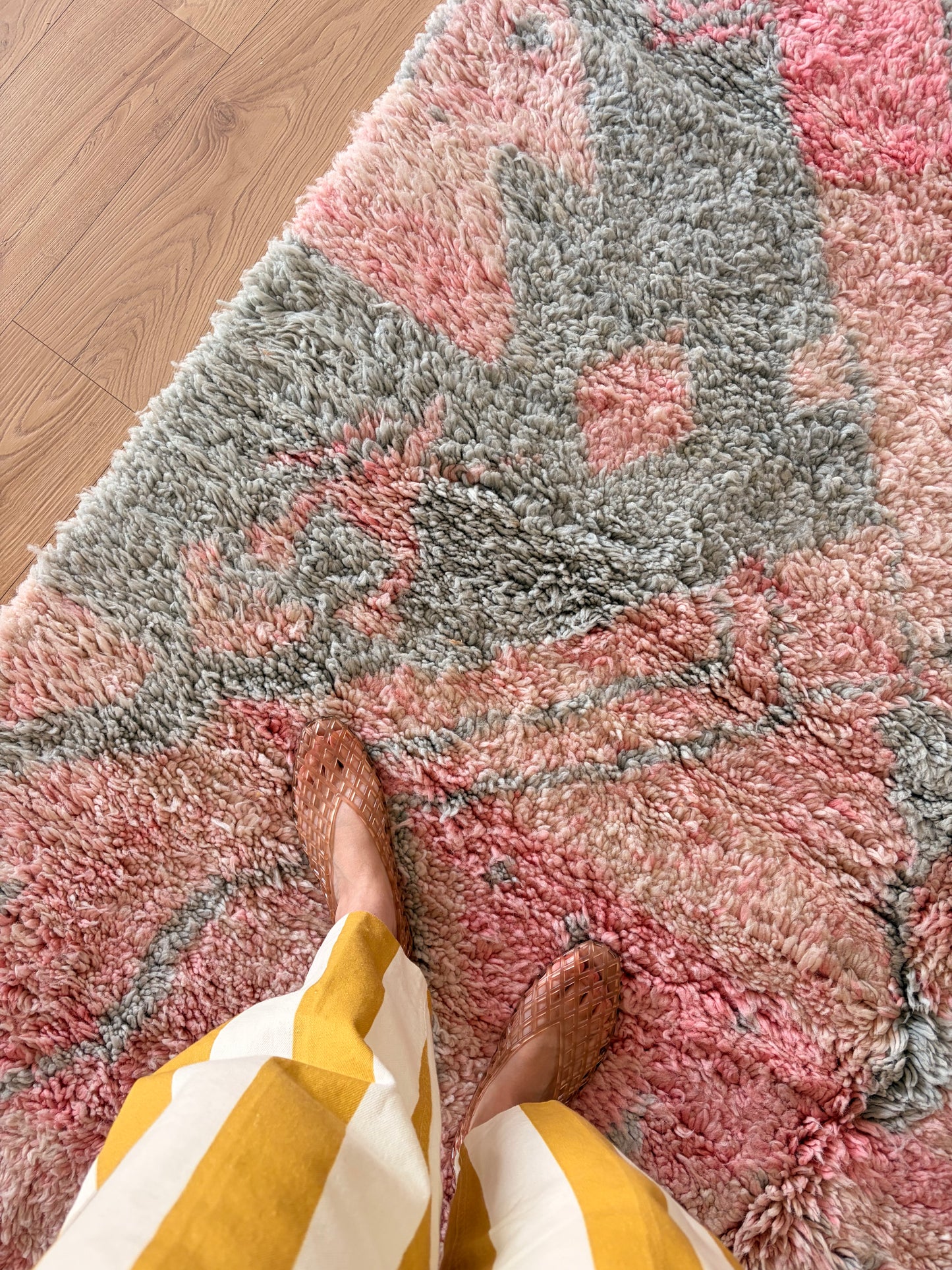 Beni Ouarain Moroccan Colorful Rug (1296) 302x199cm - Paedyn