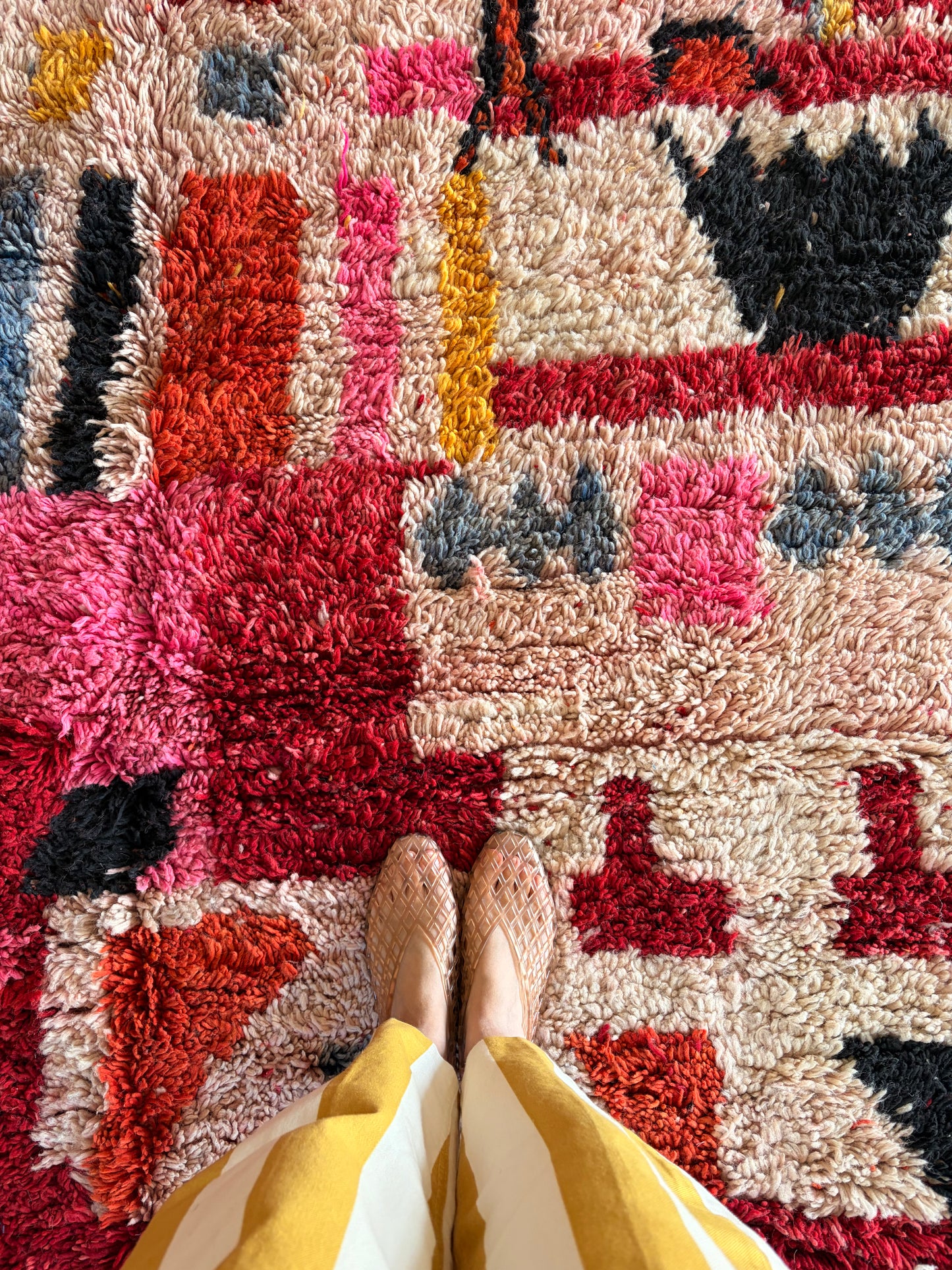 Boujaad Moroccan Colorful Rug (1276) 306x190 - Butterflies