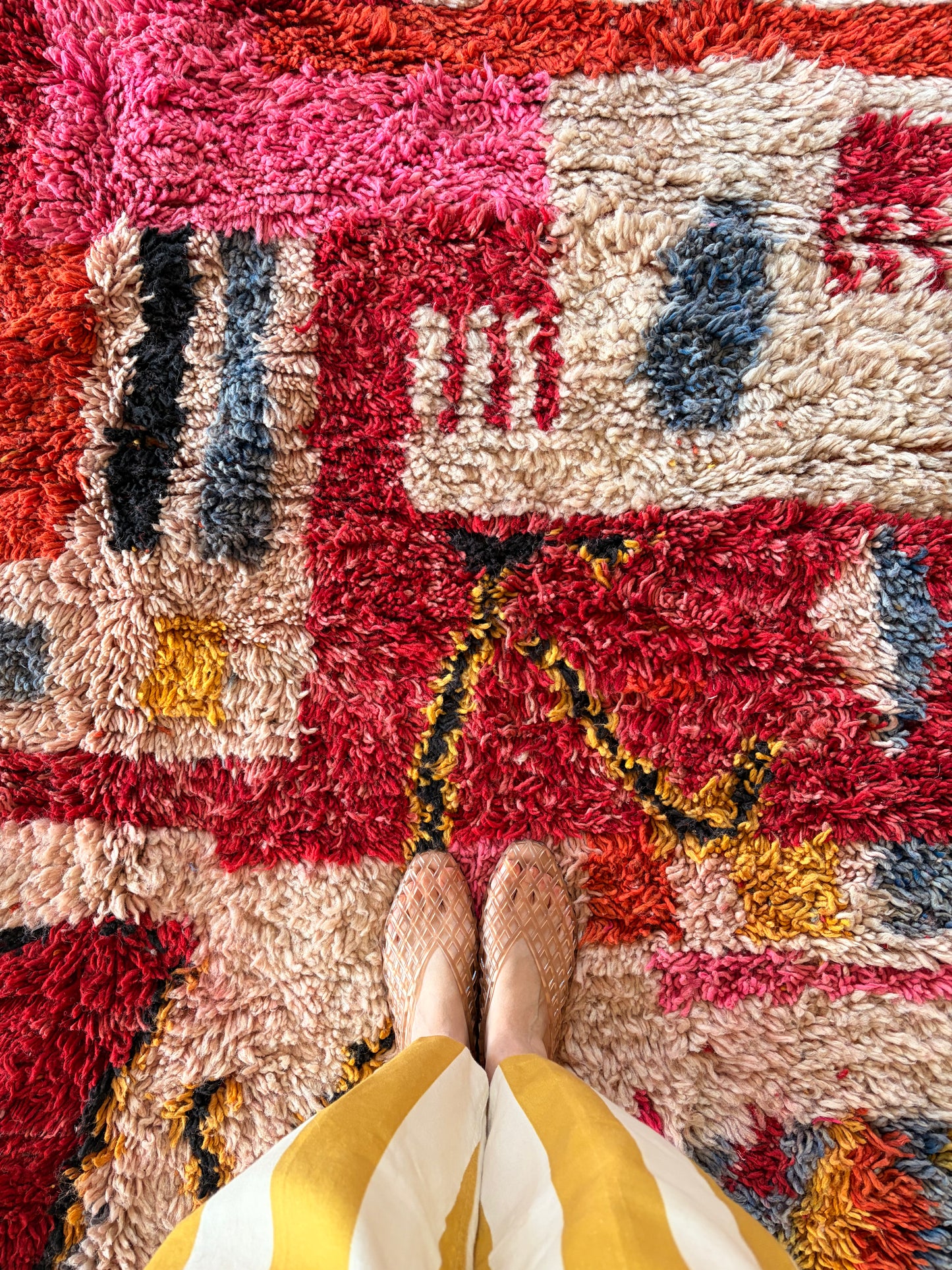 Boujaad Moroccan Colorful Rug (1276) 306x190 - Butterflies