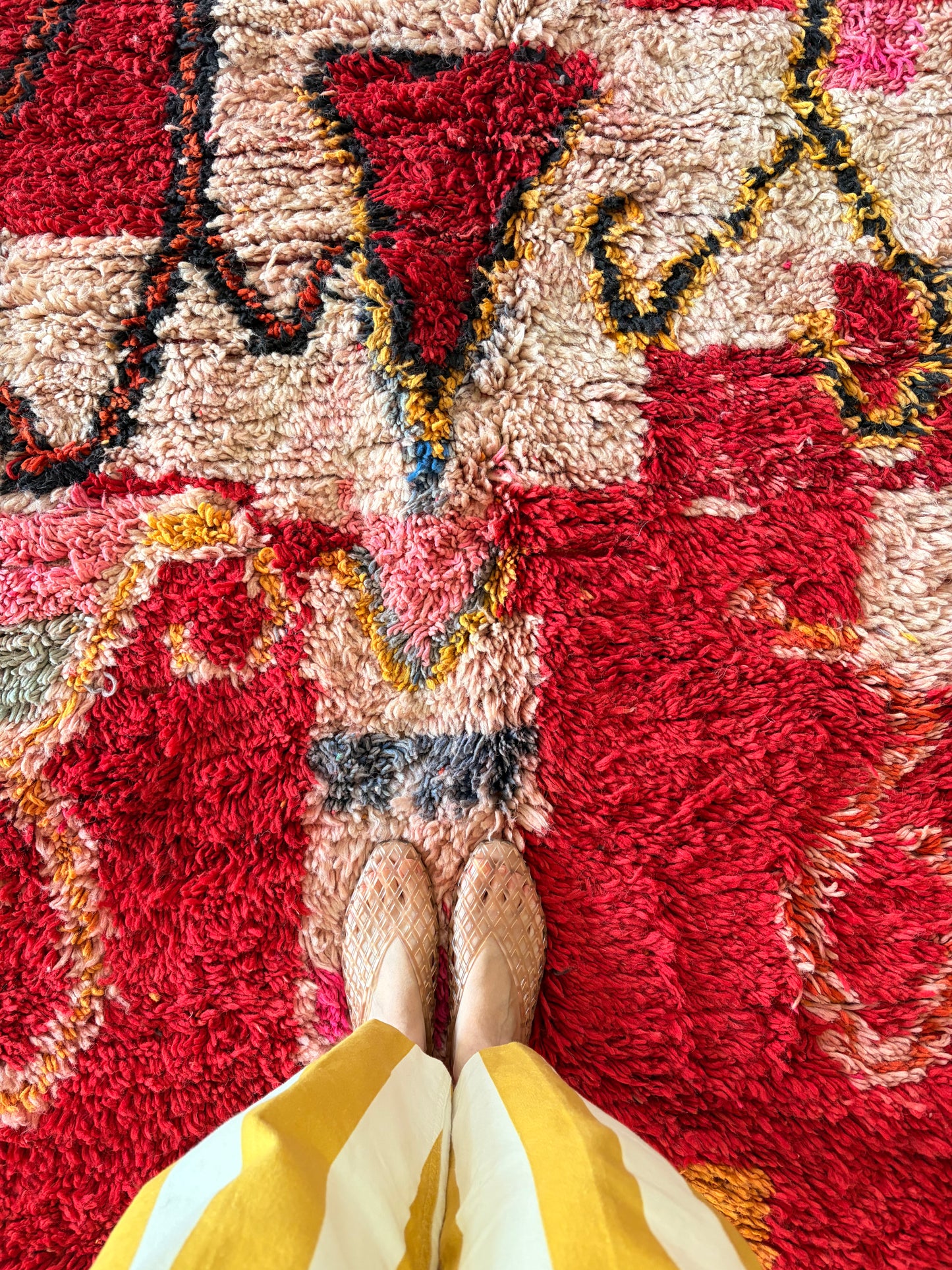 Boujaad Moroccan Colorful Rug (1276) 306x190 - Butterflies