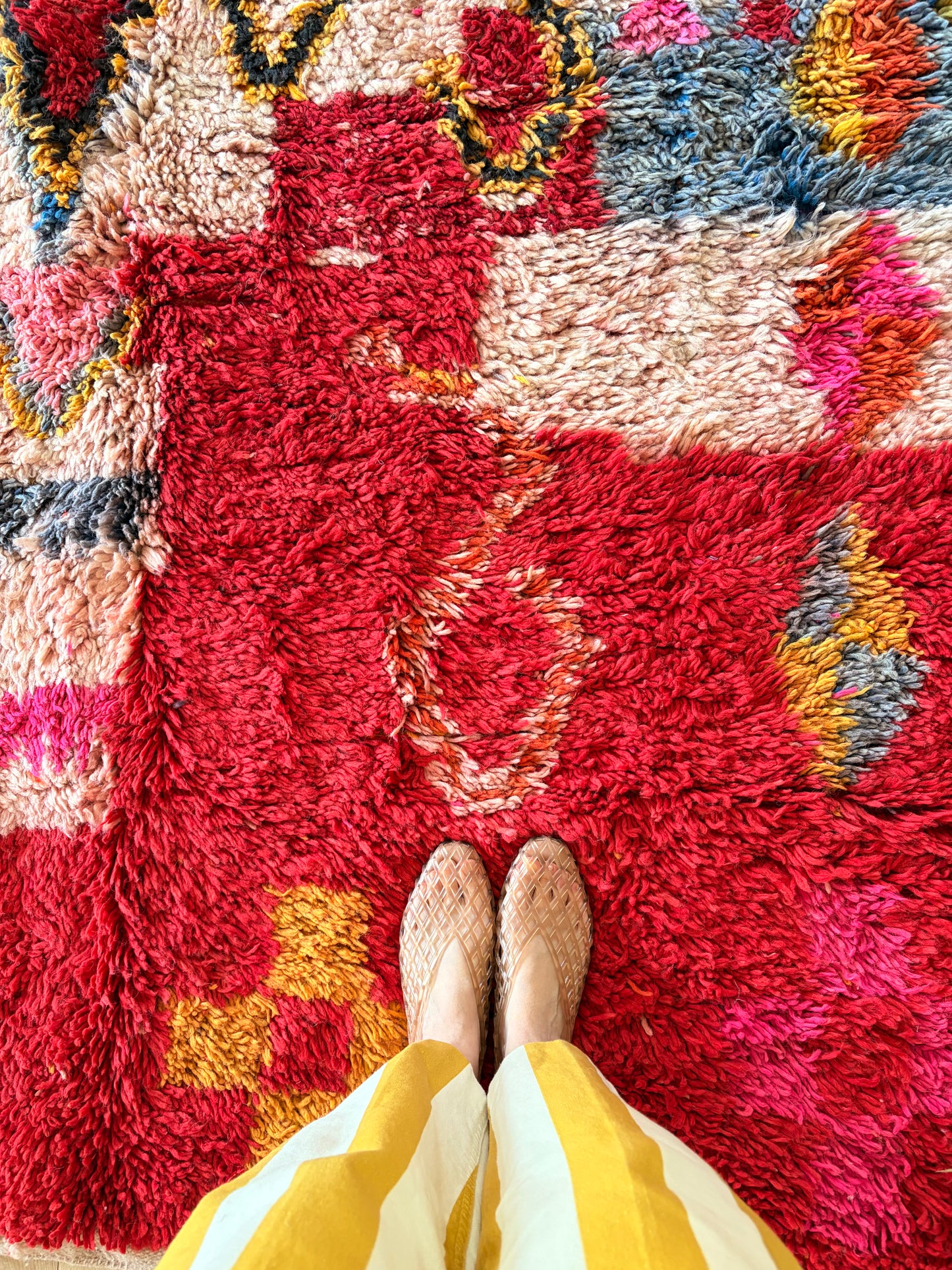 Boujaad Moroccan Colorful Rug (1276) 306x190 - Butterflies