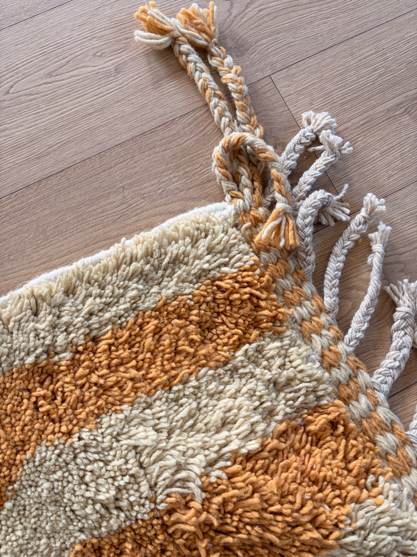 Beni Ouarain Moroccan Colorful Rug (1281) 305x210cm - Wind in the Dunes