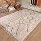 Tapis Beni Ouarain coloré (1280) 290x209cm - Ice