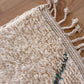 Tapis Beni Ouarain coloré (1280) 290x209cm - Ice