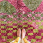 Tapis Beni Ouarain coloré (1294) 287x196cm - Fairy Garden