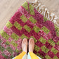 Tapis Beni Ouarain coloré (1294) 287x196cm - Fairy Garden