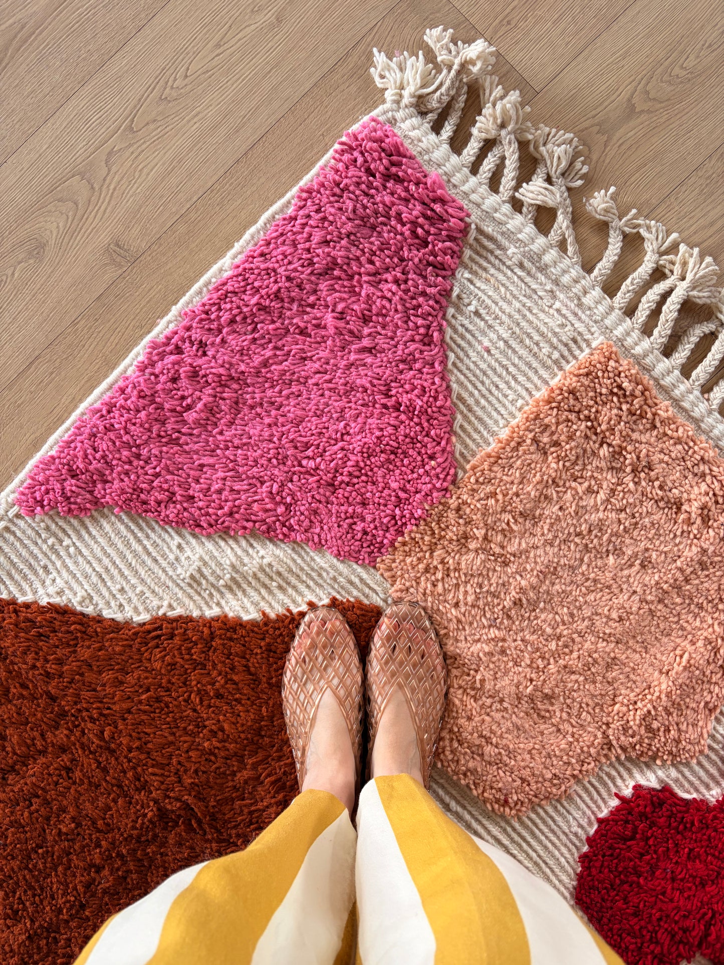 Tree of Colors Design Berber Rug (1279) 302x208cm - Logo