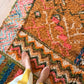 Tapis Beni Ouarain coloré (1293) 302x205cm - Flower Fields Brown
