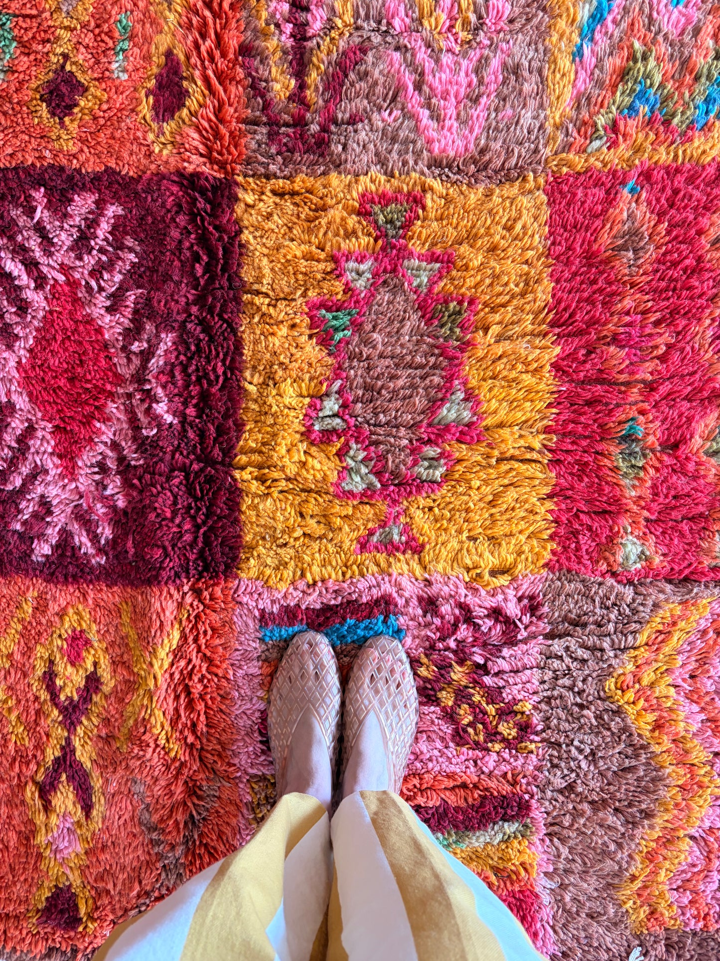 Boujaad Moroccan Colorful Rug (1268) 263x157 - Playground