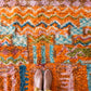 Beni Ouarain Moroccan Colorful Rug (1254) 228x179cm - Summer Court