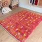 Beni Ouarain Moroccan Colorful Rug (1253) 214x165cm - Peonies