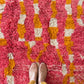 Beni Ouarain Moroccan Colorful Rug (1253) 214x165cm - Peonies