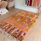 Beni Ouarain Moroccan Colorful Rug (1252) 250x153cm - Fire
