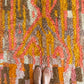 Beni Ouarain Moroccan Colorful Rug (1252) 250x153cm - Fire