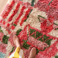 Beni Ouarain Moroccan Colorful Rug (1250) 243x150cm - Strawberry Ice Cream